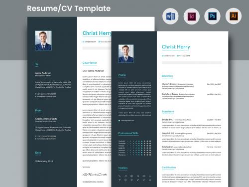 Modern Resume/CV Template - modern-resume-cv-template