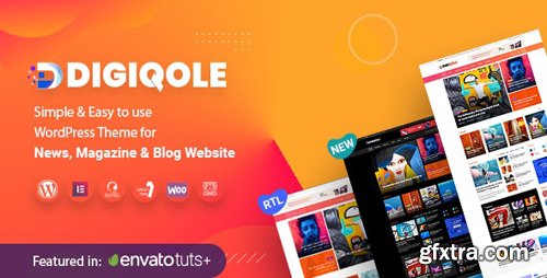 ThemeForest - Digiqole v1.1.8 - News Magazine WordPress Theme - 24304706