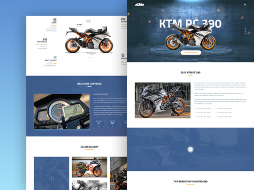 Motor Bike – PSD Template - motor-bike-psd-template