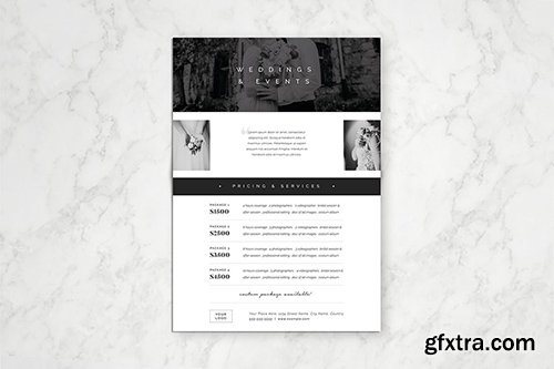 Photography Pricing Guide Template 4