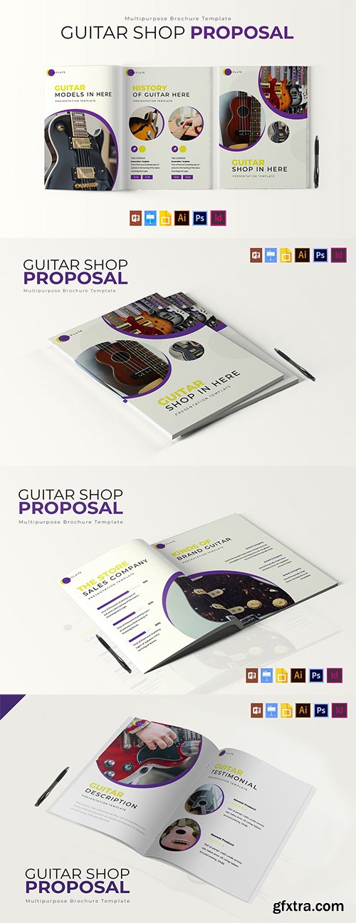 Guitar Shop | Brochure Template