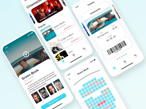 Movie Ticket Booking Concept - movie-ticket-booking-concept