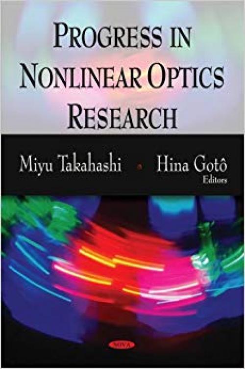 Progress in Nonlinear Optics R - 160456668X