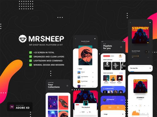 Mr Sheep music ui kit - mr-sheep-music-ui-kit