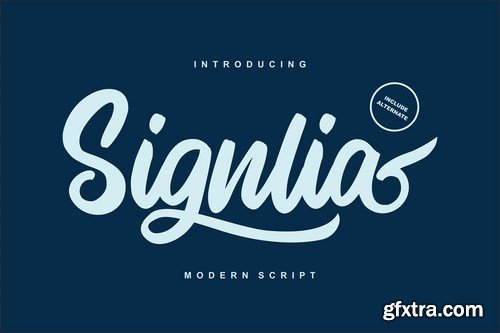 CM - Signlia Modern Script Font 4480504