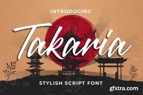 Takaria - a Stylish Sciprt Font