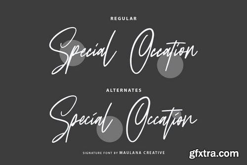 CM - Sattiers Signature Font 4484749