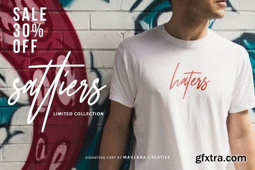 CM - Sattiers Signature Font 4484749