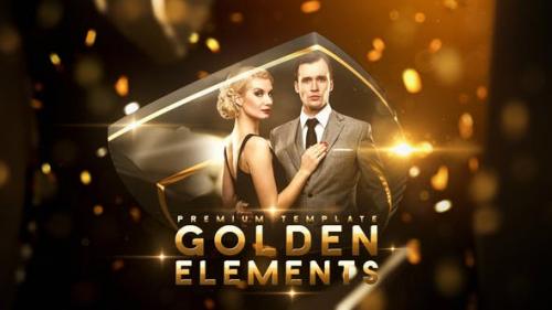 Videohive - Golden Elements