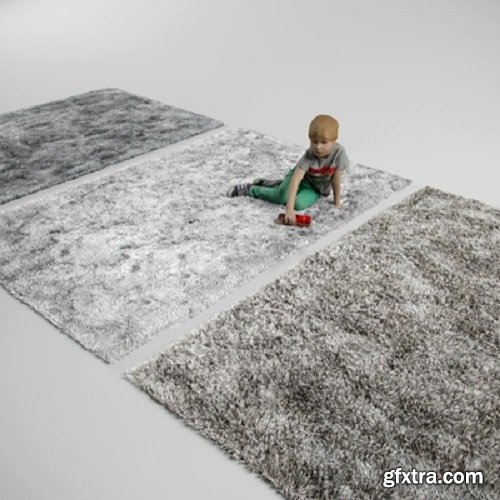 Fluff Rug 3D mdoel