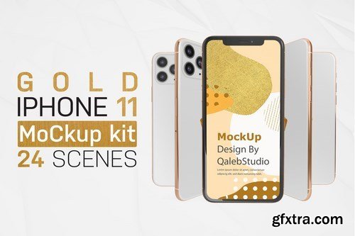 Gold & White iPhone 11 Kit