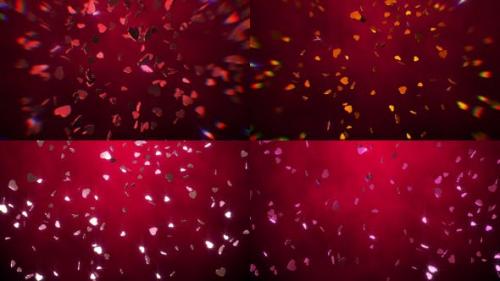 Videohive - Hearts Falling Packs