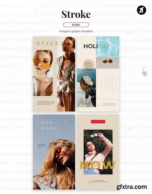 Stroke social media graphic templates