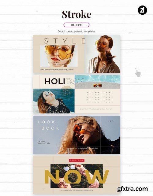 Stroke social media graphic templates