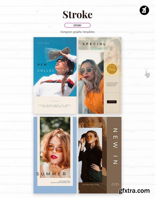 Stroke social media graphic templates
