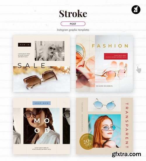 Stroke social media graphic templates