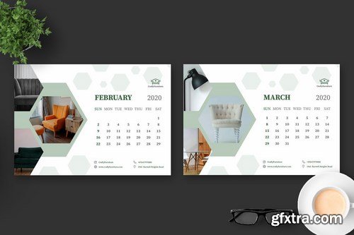 2020 Furniture Interior Design Calender Pro