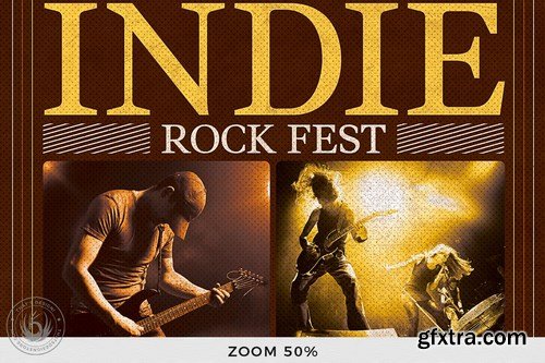 Indie Rock Flyer Template V8