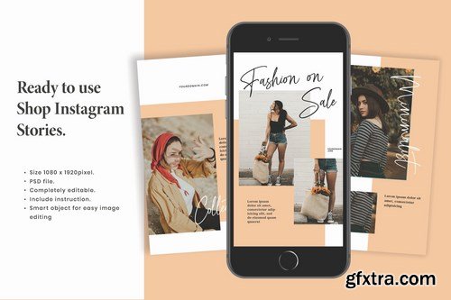 Biancha - Instgram Stories Template