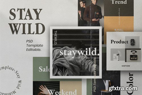 Staywild - Brand Social Media Kit Pack 2