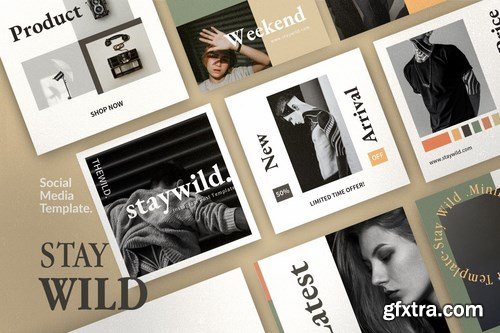 Staywild - Brand Social Media Kit Pack 2