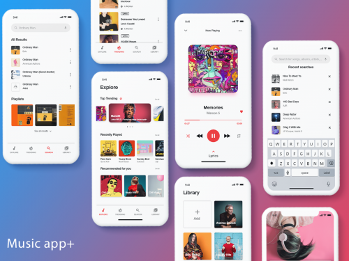 Music App for iOS (Full app) - music-app-for-ios-full-app