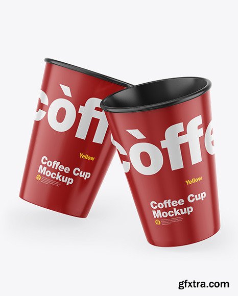 Glossy Coffee Cup Mockup 53540