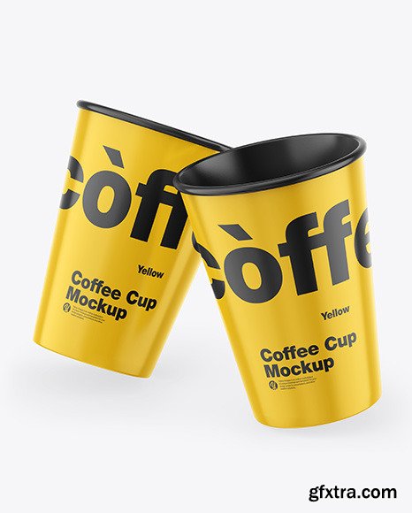 Glossy Coffee Cup Mockup 53540