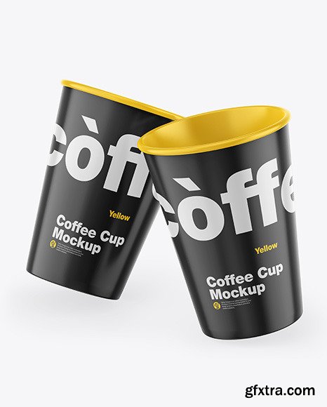 Glossy Coffee Cup Mockup 53540