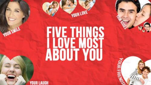 Videohive - Five Things I Love