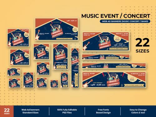 Music Event Web Ad Banners - music-event-web-ad-banners