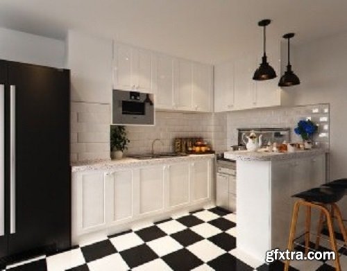 Modern Kitchen / Bar Counter