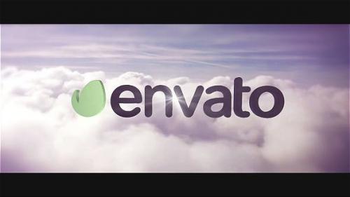 Videohive - Fly Through Clouds Cinema Logo