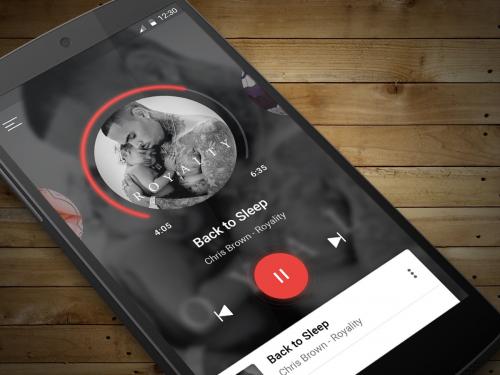 Music Player App UI - music-player-app-ui-concept-kit