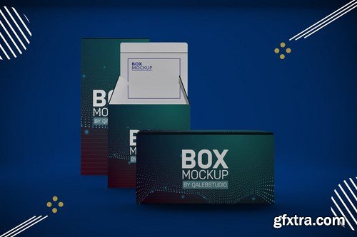 Abstract Boxes Mockup