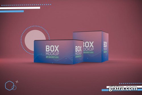 Abstract Boxes Mockup