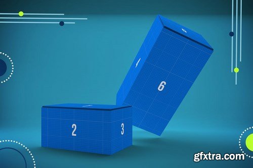 Abstract Boxes Mockup