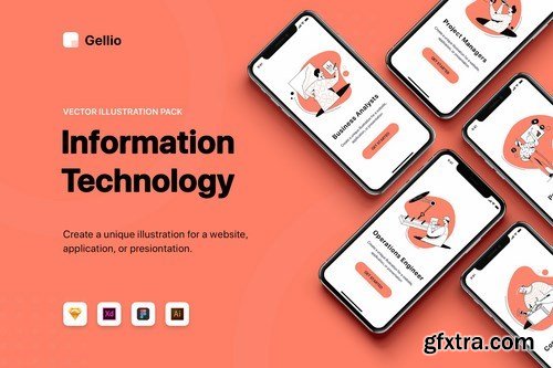 Information Technology Illustration Pack