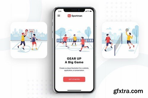 Sport Illustrators Pack