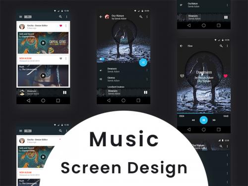 Music Screen Design - music-screen-design