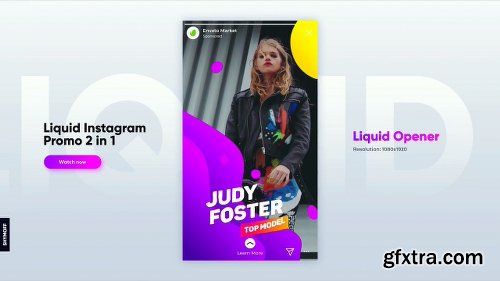 Videohive Liquid Instagram Promo 2 in 1 23012483