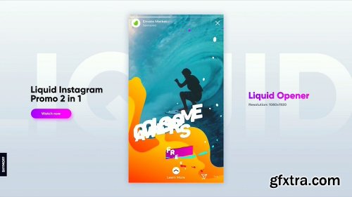 Videohive Liquid Instagram Promo 2 in 1 23012483