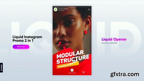 Videohive Liquid Instagram Promo 2 in 1 23012483