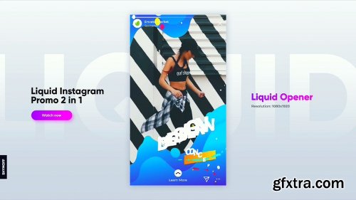 Videohive Liquid Instagram Promo 2 in 1 23012483