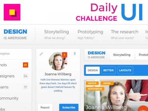 My daily UI KIT challenge! - my-daily-ui-kit-challenge