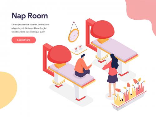 Nap Room Illustration Concept - nap-room-illustration-concept