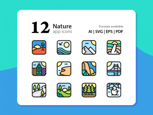 Nature App Icons - nature-app-icons