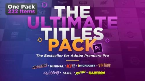 Videohive - The Ultimate Titles Pack - Premiere Pro