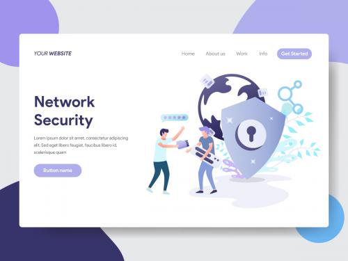 Network Security Illustration - network-security-illustration