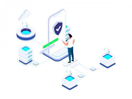 Network Security on Blockchain Isometric 5 - T2 - network-security-on-blockchain-isometric-5-t2